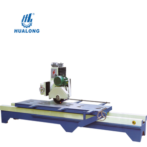 HUALONG stone machinery manufacturer HSQ-2800 Manual Stone edge Cutting Machine with diamond disc for granite marble