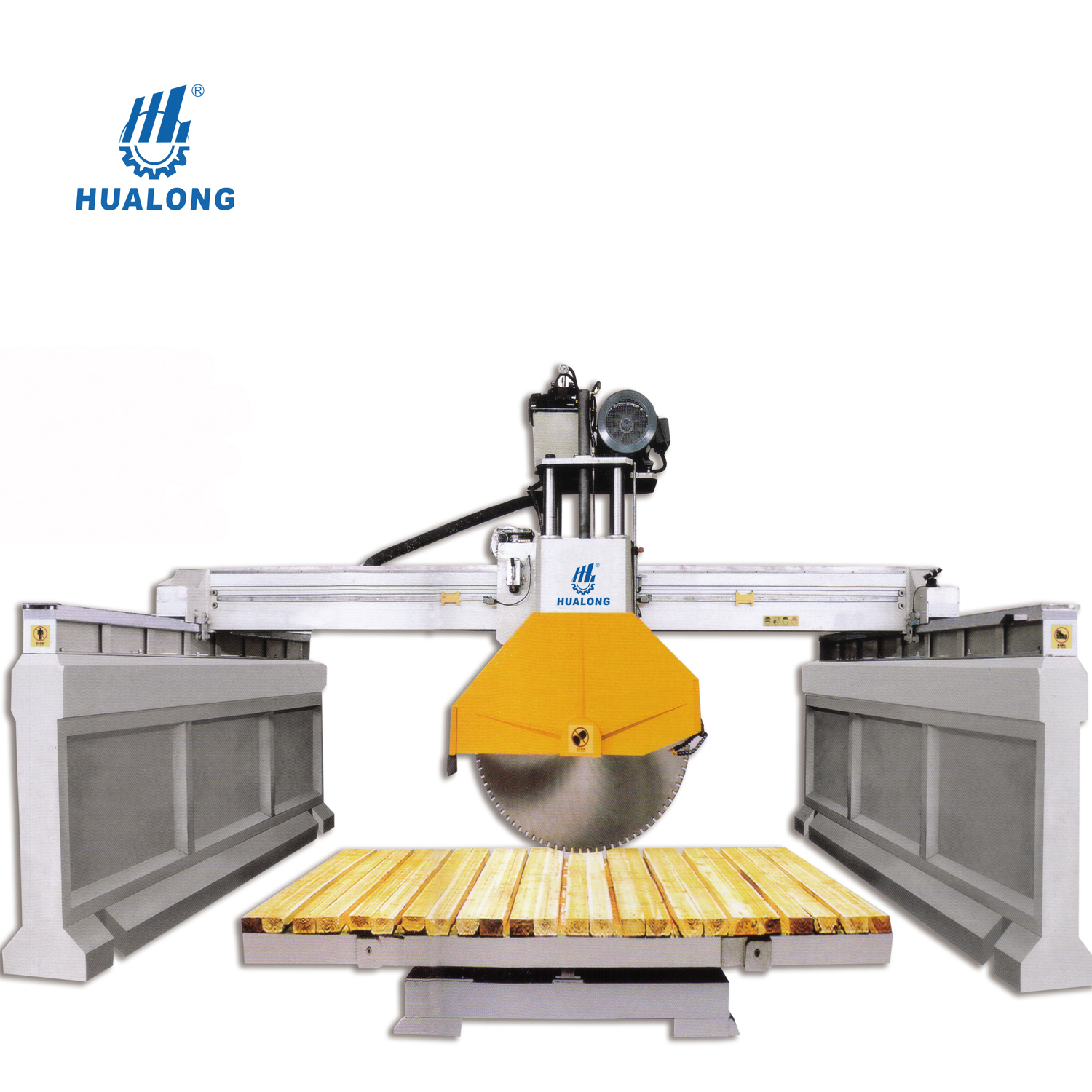 Hualong Stone Machinery Bridge Stone Cutting Machine for Middle Size Granite / Marble Block HLSM-1200 